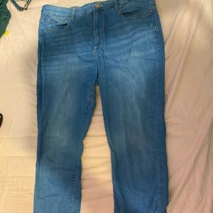 High rise skinny jeans